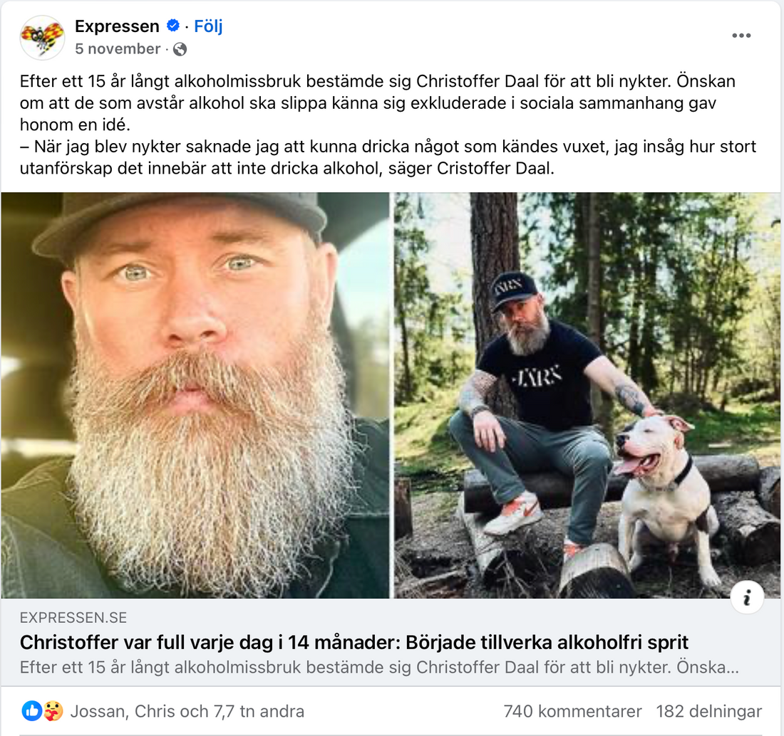 Expressen Artikel om JÄRN® engagerar.